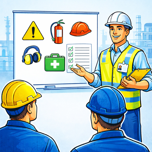 Comicbild - Unterweisung