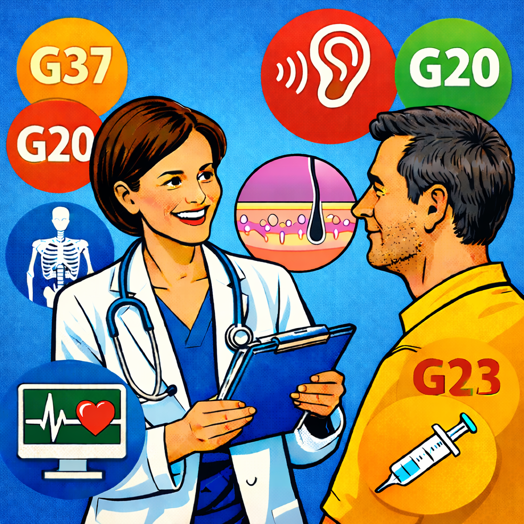 Comicbild - Arbeitsmedizinische Vorsorge